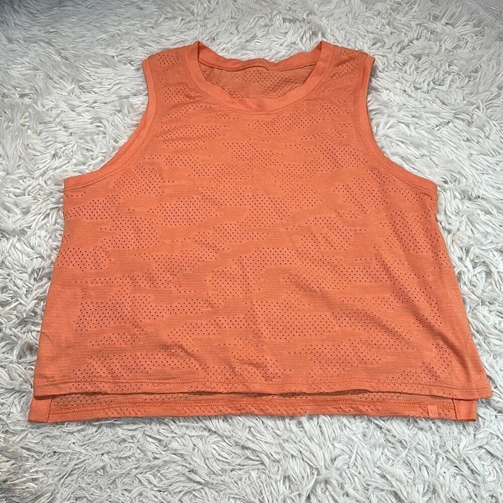 Lululemon Train to Be Tank Dot Camo Golden Apricot